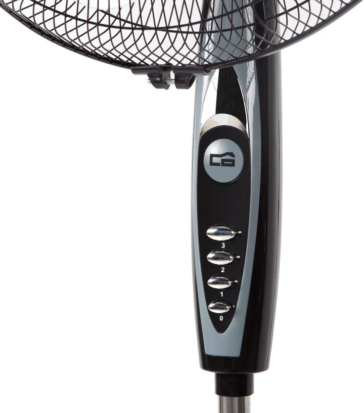 Orbegozo SF 0148 - Standventilator, drehbar, 3 Stufen, Blättergrösse 40 cm, einstellbare Höhe, 50 W,