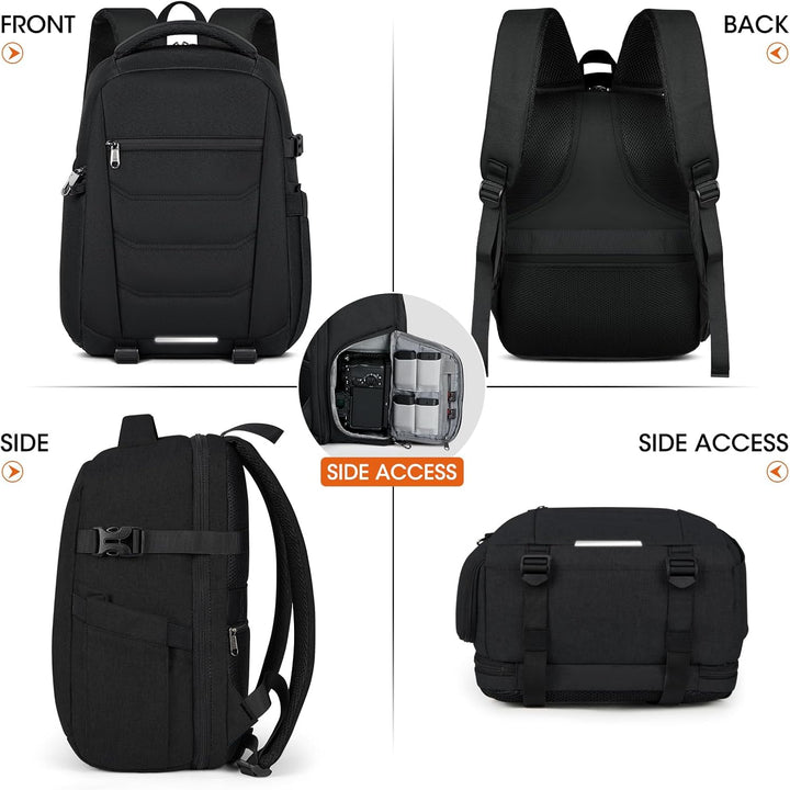 RAINSMORE Kamerarucksack Gross – Kameratasche Spiegelreflex für Fotografen, kamerarucksack mit 15,6