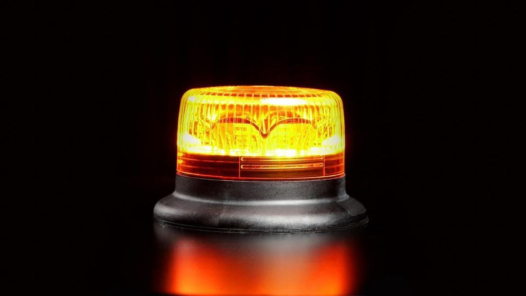 OSRAM LIGHTsignal LED BEACON LIGHT, LED-Rundumleuchte 360°, gelbe Blinkleuchte, strassenzugelassene
