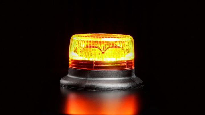 OSRAM LIGHTsignal LED BEACON LIGHT, LED-Rundumleuchte 360°, gelbe Blinkleuchte, strassenzugelassene