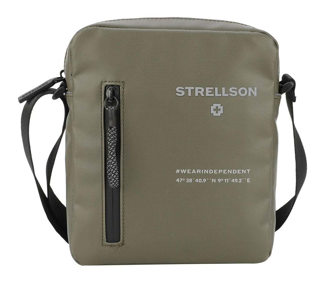 Strellson - stockwell 2.0 marcus Schultertasche klein für Männer, Umhängetasche in Grün Farbe:grün /