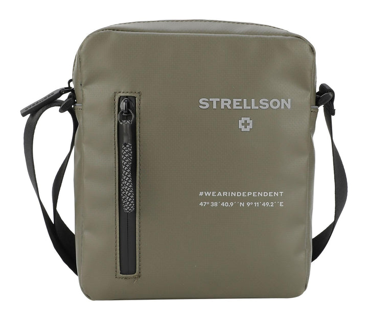 Strellson - stockwell 2.0 marcus Schultertasche klein für Männer, Umhängetasche in Grün Farbe:grün /