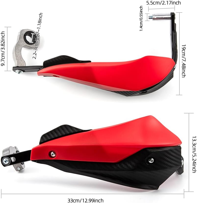 Handprotektoren Motorrad für Dirtbikes für 22 mm 25 mm 28 mm handguards motorrad mit Handschutz für