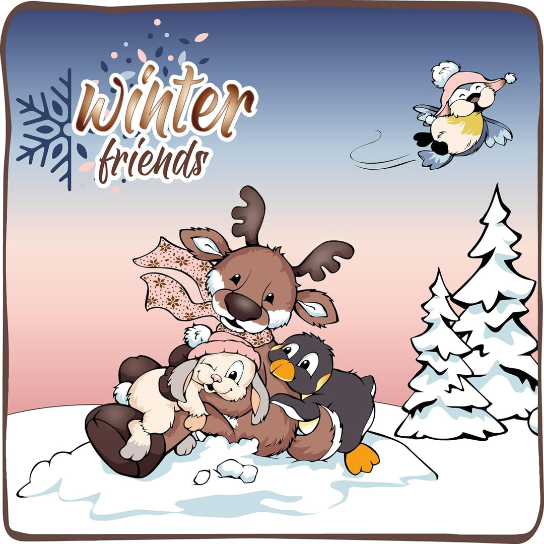 NICI Kuscheltier Hase Liska 35 cm I Plüschtier Rentier für Jungen, Mädchen & Babys I Flauschiges Sto