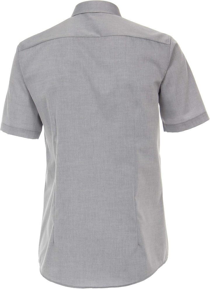 Venti Herren Hemd Halbarm uninah 001620 Modern Fit 35 Grau, 35 Grau