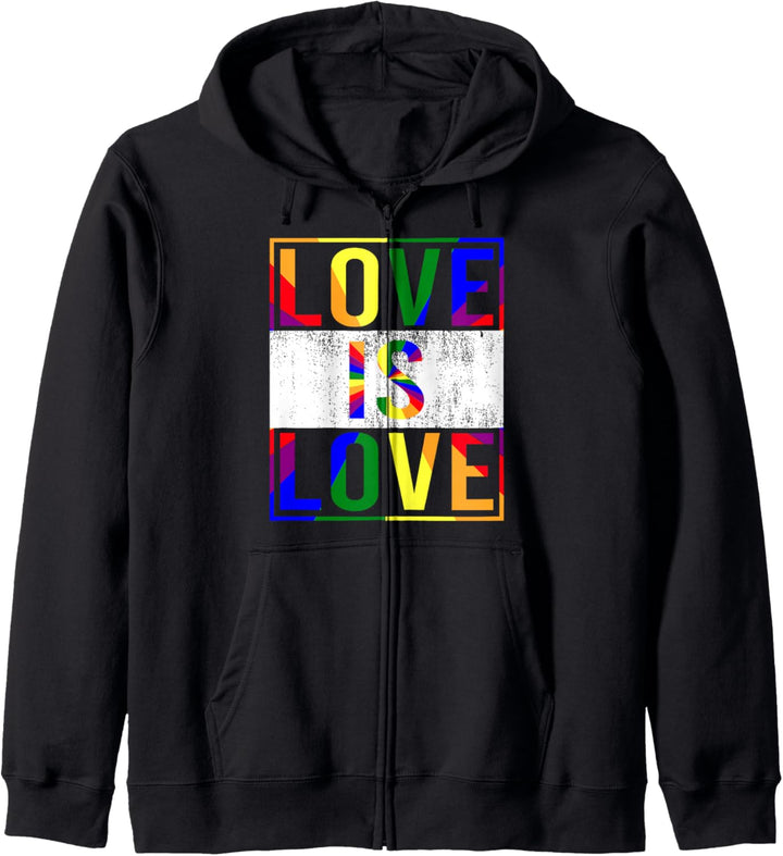 love is love gay Pride month LGBT Community CSD Pride Kapuzenjacke