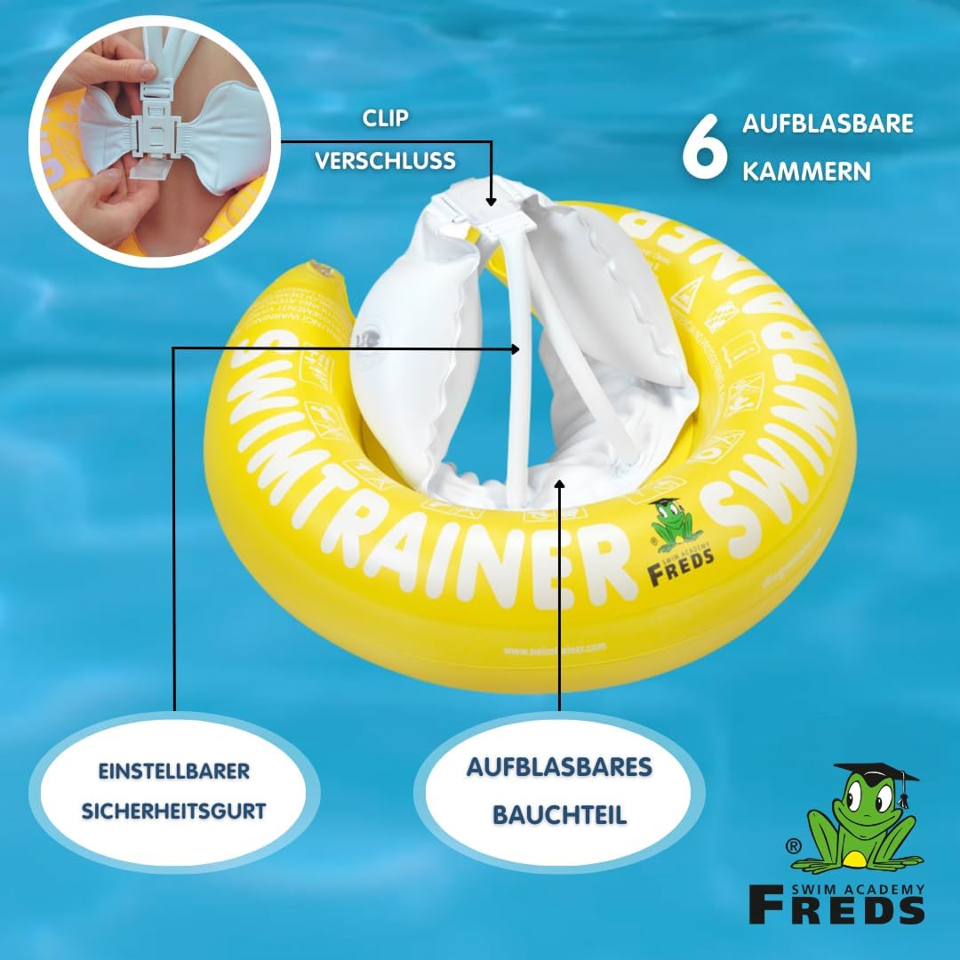 FREDS SWIM ACADEMY - Sets (STR Gelb + Pumpe), STR Gelb + Pumpe