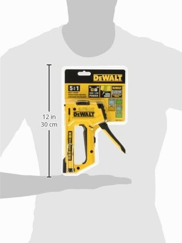 DEWALT 5-in-1 Multi-Tacker Anti-Jam Modern Stapler