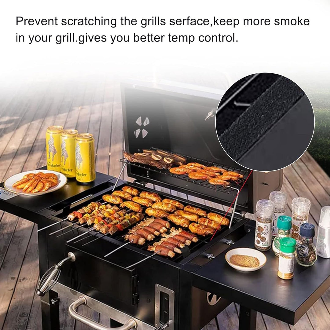 3Pack 1/2" x 1/8" 10Fuss Grill Dichtung Dichtung Dichtung Band, Raucher Dichtung Dichtung Dichtung,H
