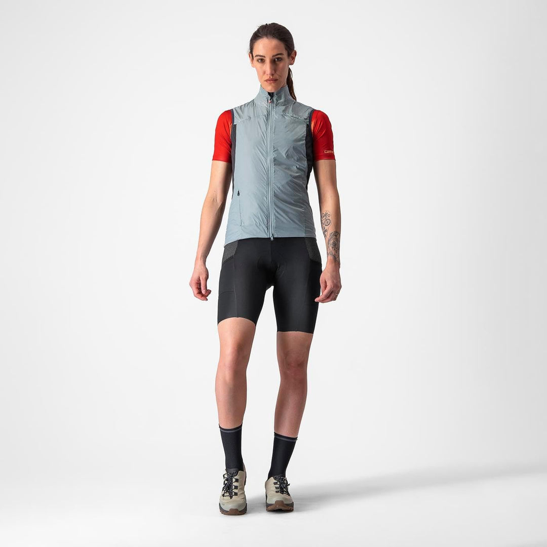 CASTELLI Damen Unlimited W Puffy Vest Sports vest M Eisverteidiger/Silbergrau, M Eisverteidiger/Silb