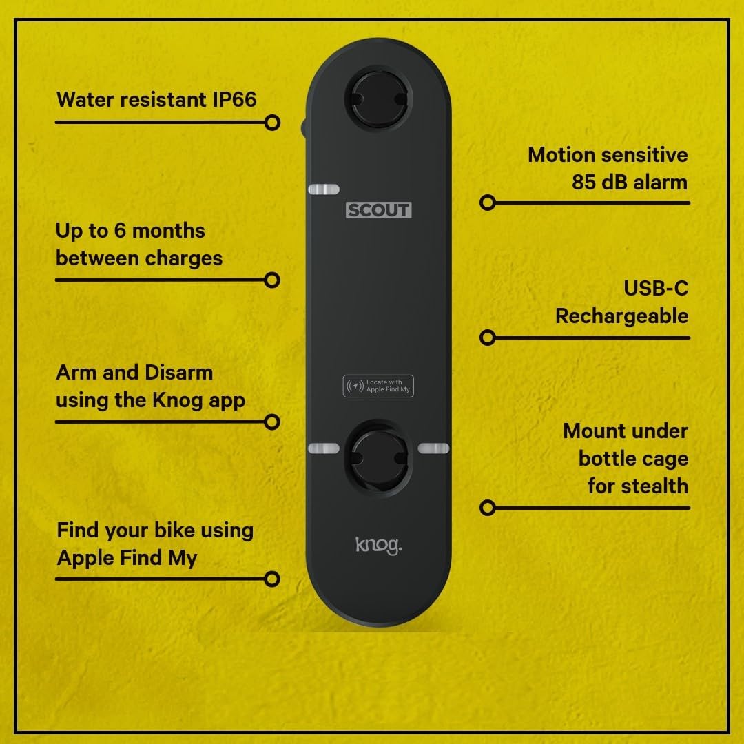 Knog Unisex-Adult Scout-New22 Locks, Black, One Size