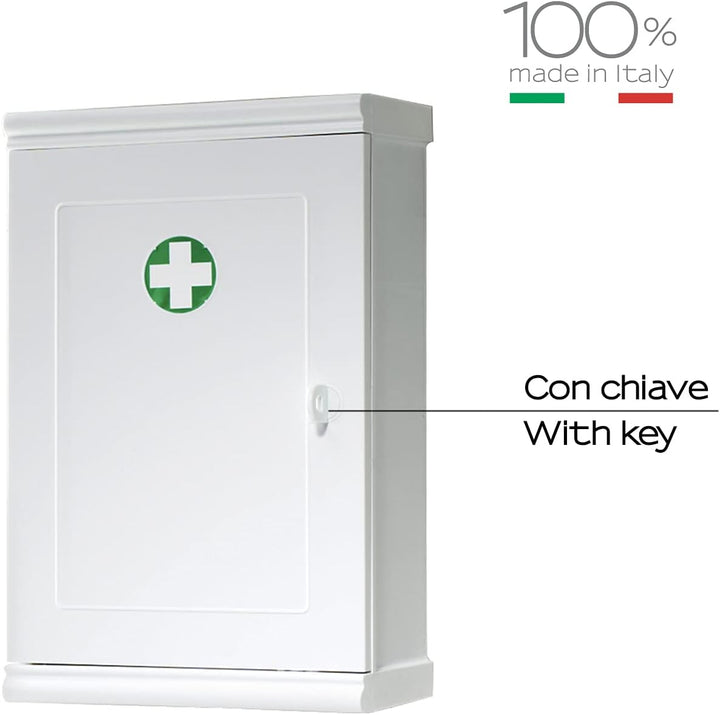 Gedy - PORTE MEDICINALES AVEC CLEF BLANC - Gedy - G-80350200000