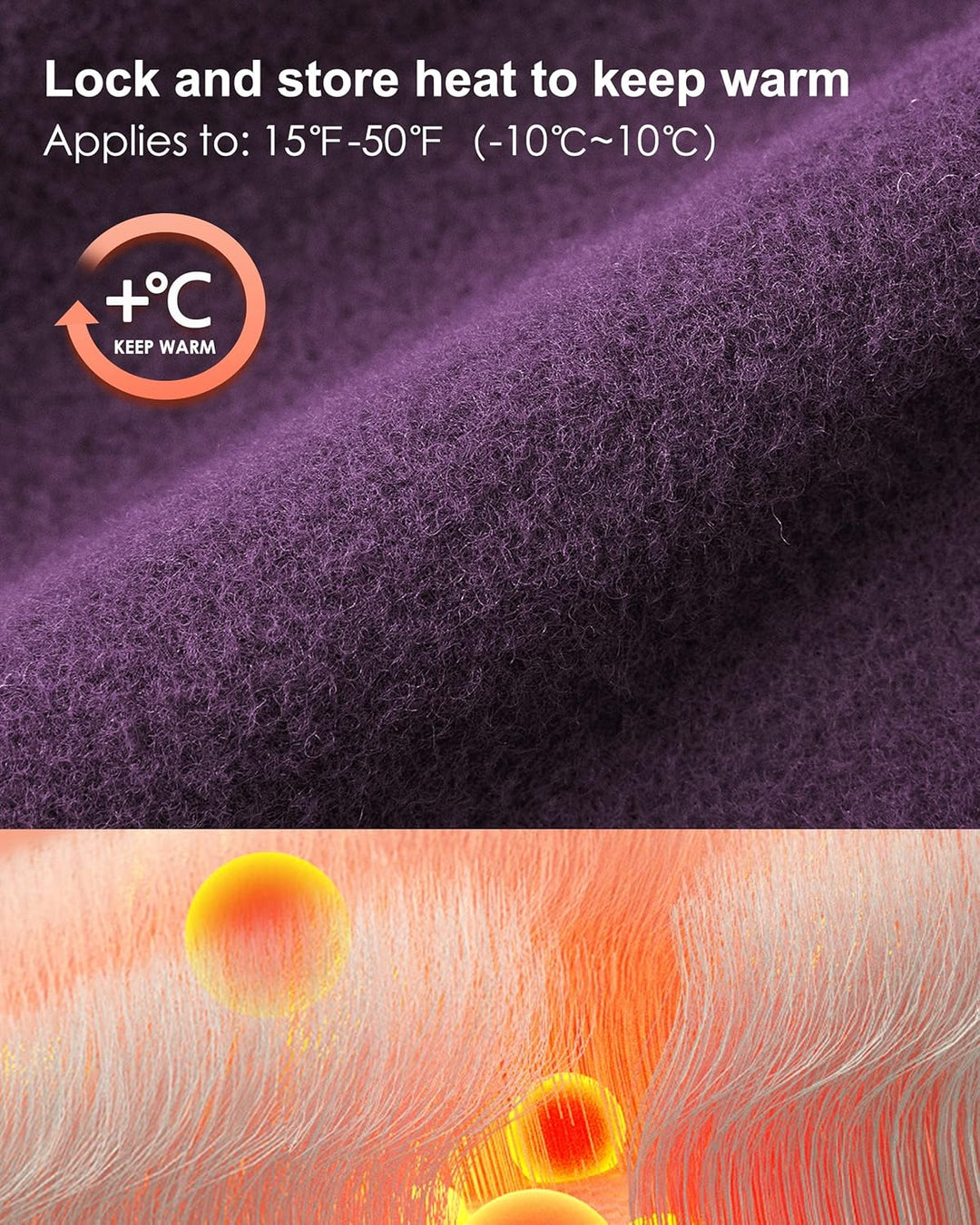 WILLIT Damen Thermo Flare Leggings Winter Fleece gefütterte Yogahose Warm Sportleggins Laufhose Boot