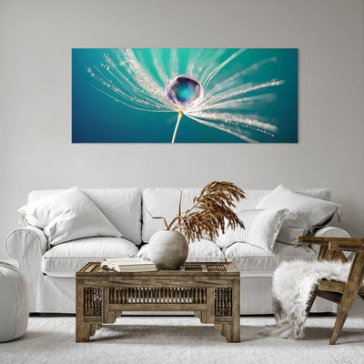 Wandbilder Dekoration Wohnzimmer Pflanze Natur Panorama Bilder auf Leinwand 120x50cm Leinwandbild mi