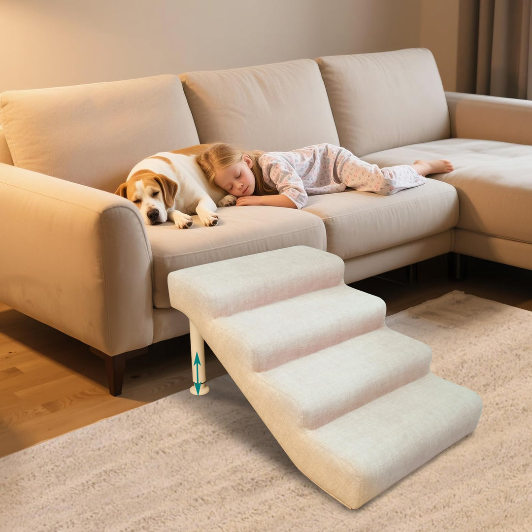 Hundetreppe rutschfeste Hunderampe Weiche Haustiertreppe Höhenverstellbar Mehrstufig wählbar Haustie