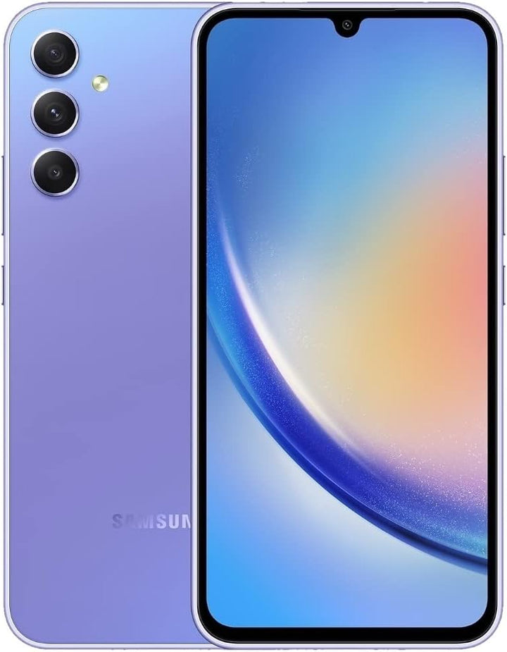 Samsung Galaxy A34 5G Smartphone Dual-SIM 8 GB / 256 GB Violet Lavendel 256 GB, Lavendel 256 GB