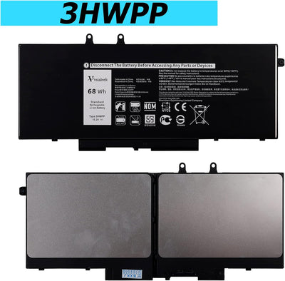 Vvsialeek 3HWPP 68Wh Laptop Akku Kompatibel Für Dell Latitude 5401 5501 5411 5511 E5401 E5501 E5411