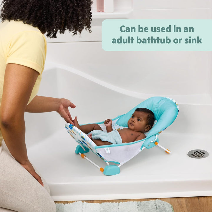 Disney Baby Findet Nemo Baby Badewannensitz von Bright Starts, Klappbarer 2-Positionen Baby Badesitz