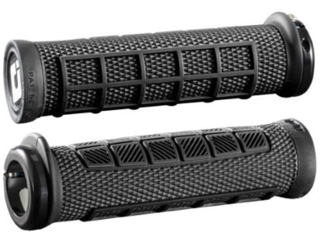 ODI Unisex – Erwachsene Elite Pro Griffe L/32-130 mm Schwarz, L/32-130 mm Schwarz