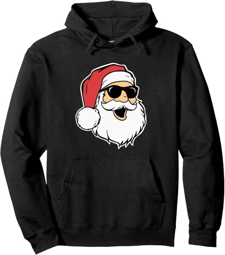 Cool Cartoon Santa Claus Pullover Hoodie