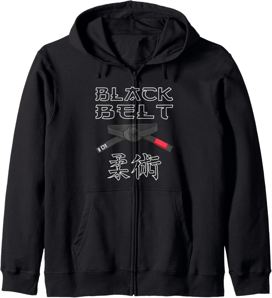 Jujutsu schwarzer Gürtel Jiu Jitsu Bekleidung Herren & Jiu Jitsu Workout Kapuzenjacke