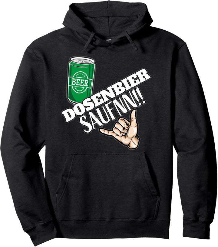 Bier Dosenbier Saufnn Saufen Geschenk Pullover Hoodie
