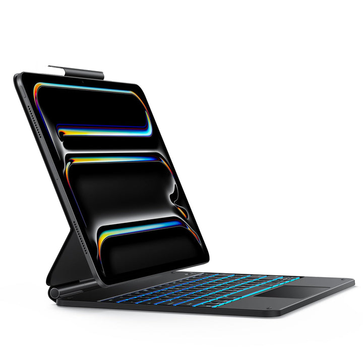 OMOTON Bluetooth Magnetic Tastatur Hülle für iPad Pro 13 Zoll (M4, 2024), iPad Pro 13 Tablet Tastatu