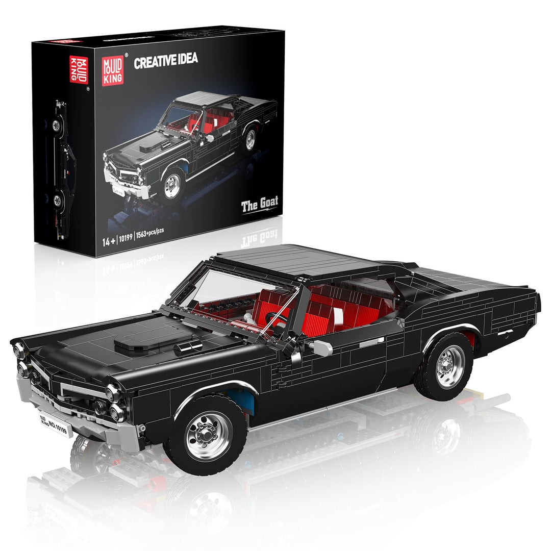 Mould King Auto Bauset, Sportwagen Modell 10199, Speed Champion Cars Bausatz 1563 Teile, Konstruktio