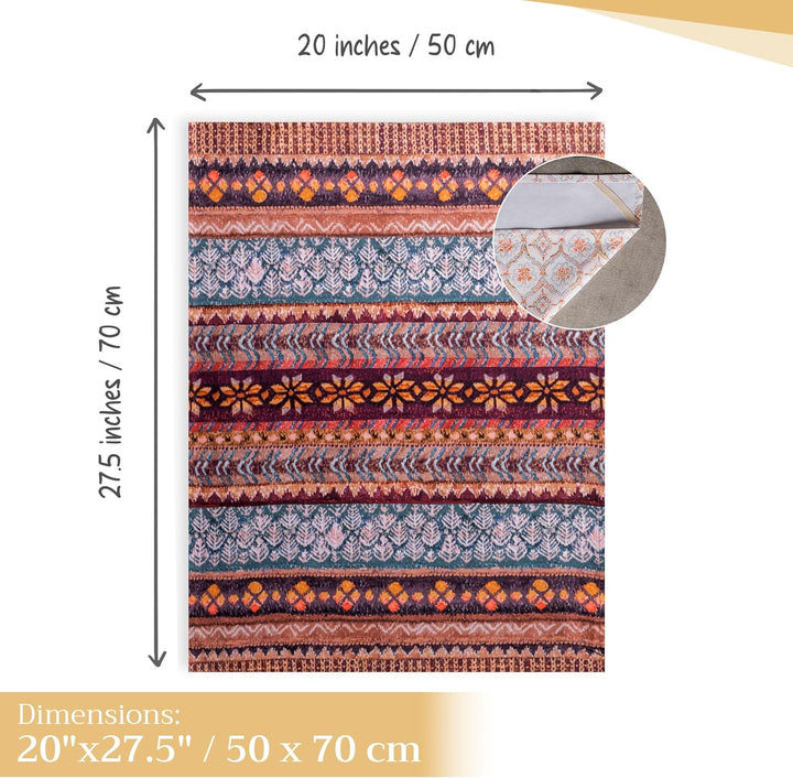 Maison d'Hermine Küchenhandtücher 3er-Set 100% Baumwolle 70 cm x 50 cm Wiederverwendbare Geschirrtüc