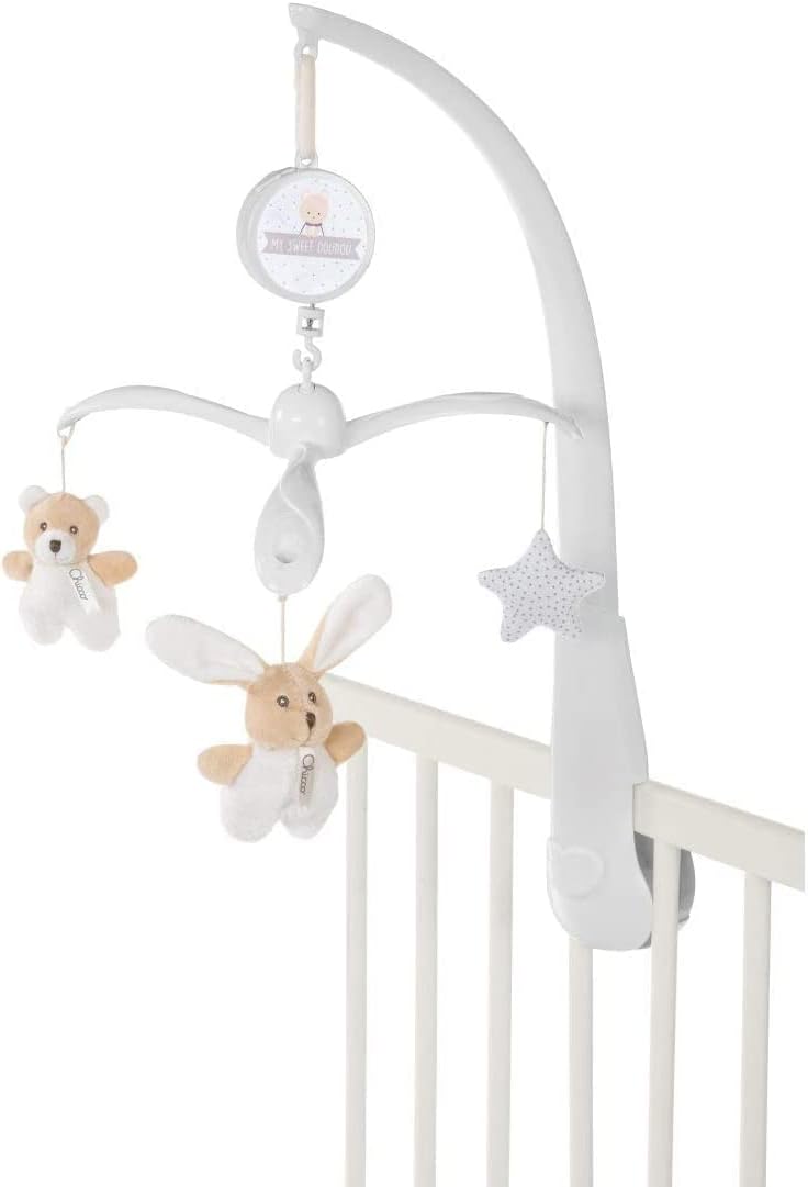 Chicco 00009714000000 BÄRCHEN & HÄSCHEN Mobile DOU, beige