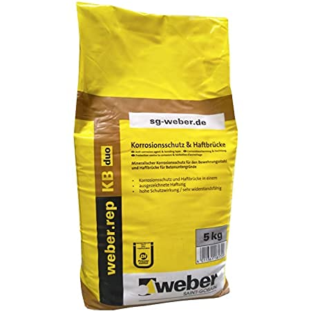 weber.rep KB duo - Korrosionsschutz & Haftbrücke, 5kg 5 kg, 5 kg