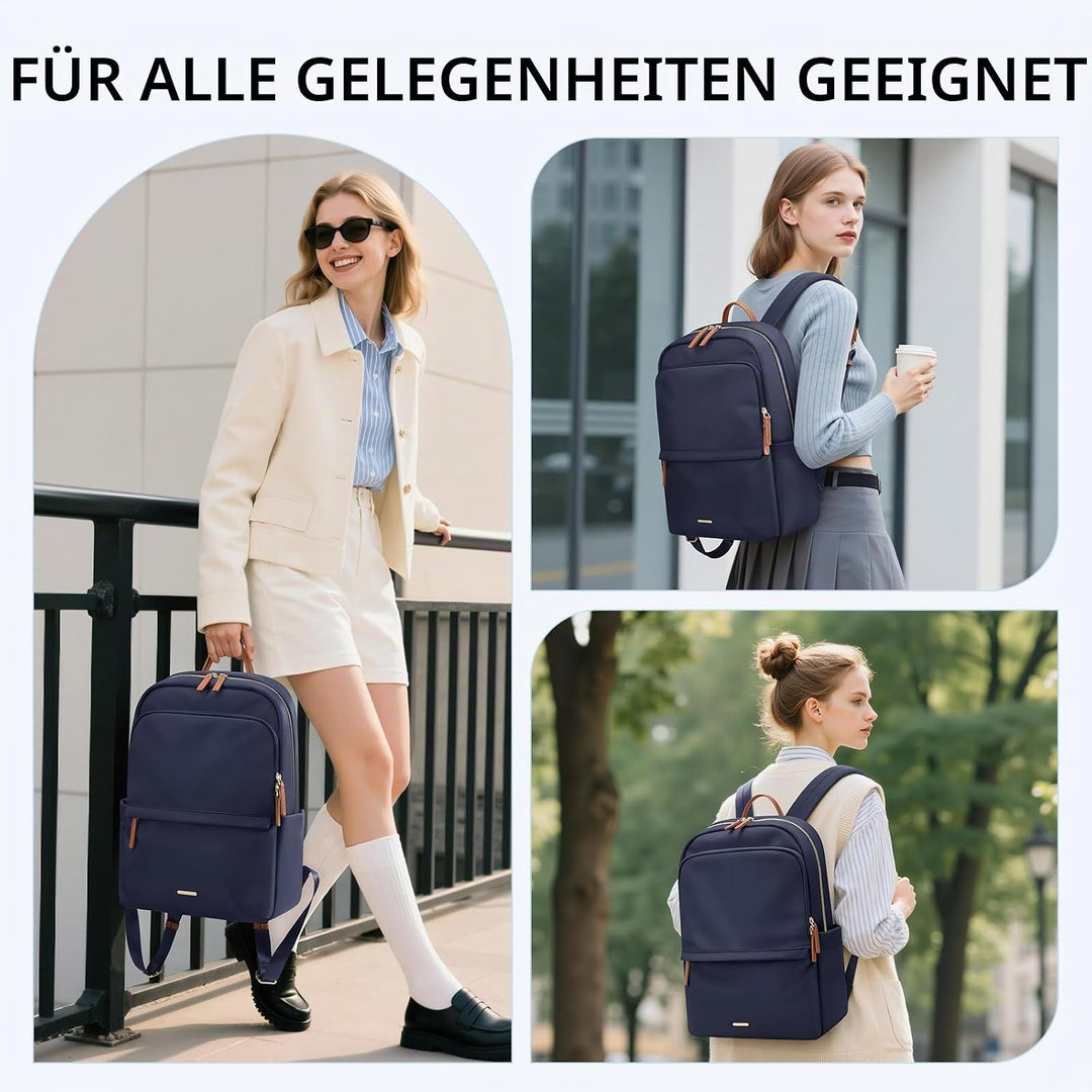 GOLF SUPAGS Laptop Rucksack für Damen Casual Daypack für Arbeit Reisen College Schulrucksack Handtas