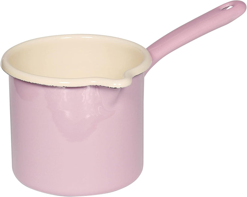 Riess, 0285-006, Schnabeltopf mit Stiel 12, CLASSIC - BUNT/PASTELL, Farbe Rosa, Durchmesser 12 cm, H