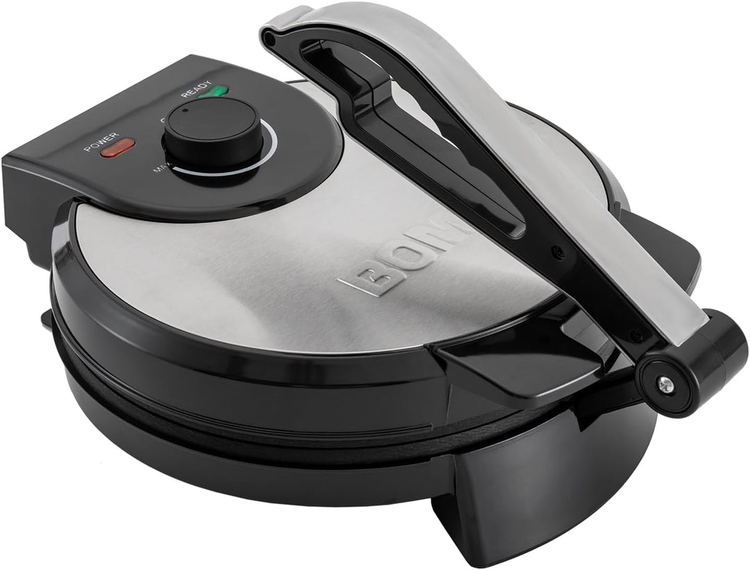 Roti Maker Elektrische Chapati Tortilla Presse Maker Doppelseitige Heizung Edelstahl Crêpes Maker fü