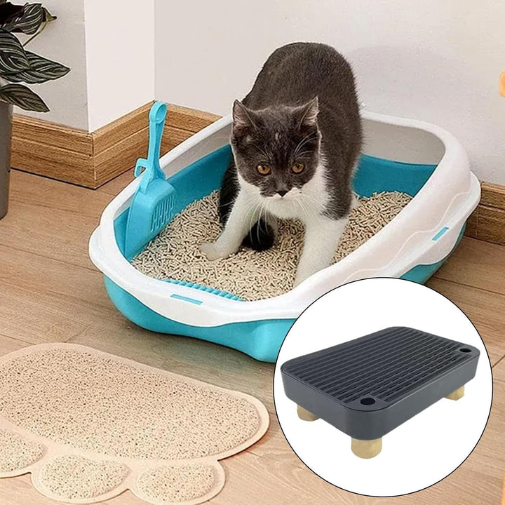 Katzenklo Stufe - Stufe Für Ältere Katzen Mit Filterfunktion | rutschfeste Kätzchen Katzenklo Matte
