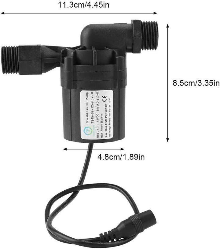 DC 12 V 18 Watt Homebrew Bierpumpe Hausbrauanlage Kunststoff Brushless Wasser Bierpumpen (Without Co