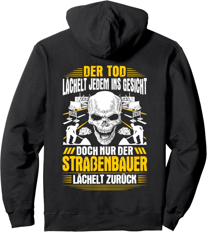 Lächeln Strassenbauer Pullover Hoodie