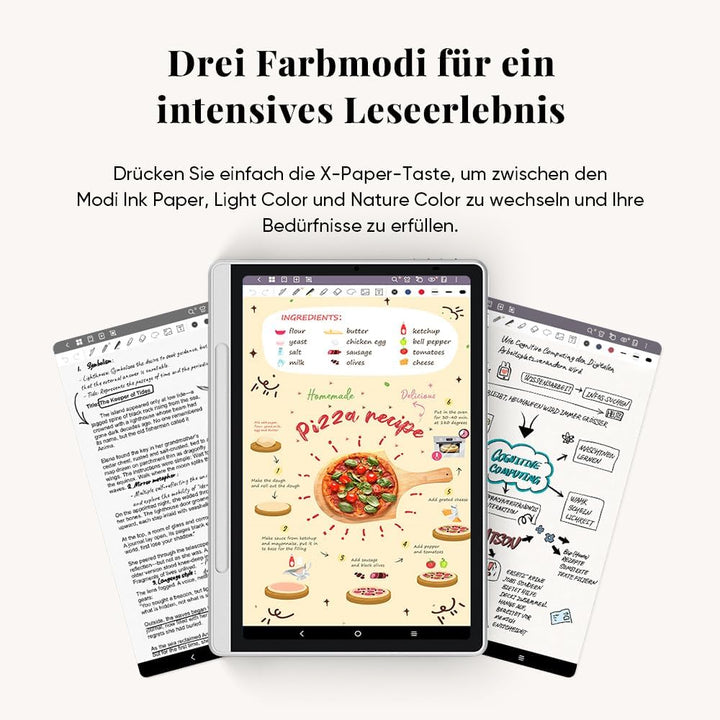 XP-Pen XPPen Magic Note Pad, Papier-Tablet mit 10,95-Zoll-Farbdisplay, 16K X3 Pro Stift, DREI Farbmo