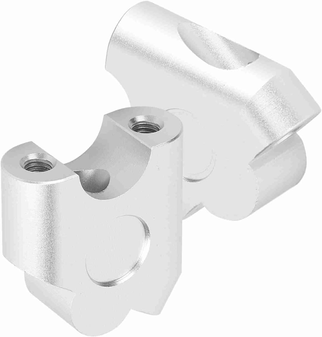 2Pcs Motorrad Lenker Riser Zurück Mount | Duokon Ø 22mm Universal Lenker Riser Lenkerklemme Adapter