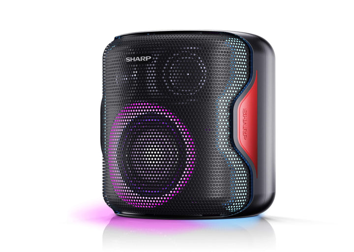 SHARP PS-921 (BK) Partylautsprecher, 14 Stunden Wiedergabezeit, Bluetooth, TWS: Koppeln eines weiter