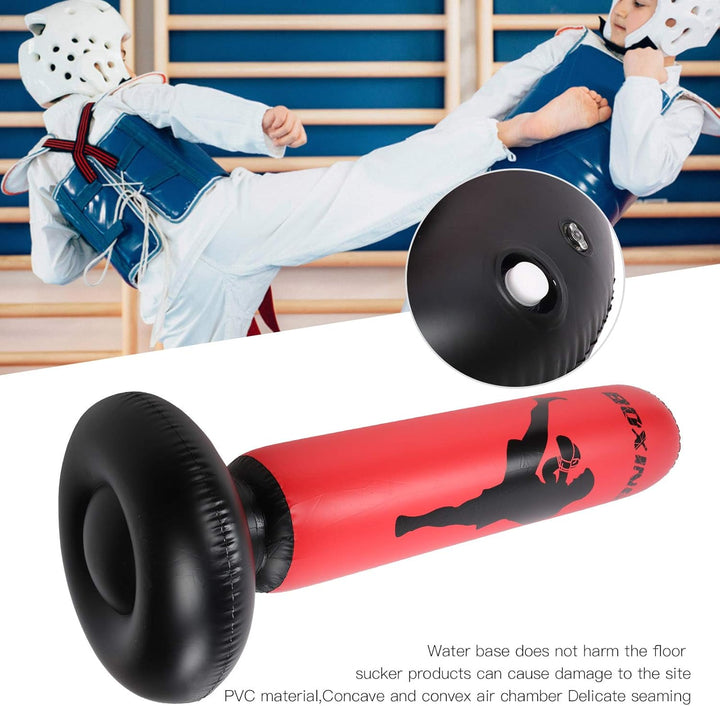 Aufblasbarer Fitness-Boxsack 170 cm Boxsäule Freistehender Tumbler Column Sandsack für Kinder Erwach