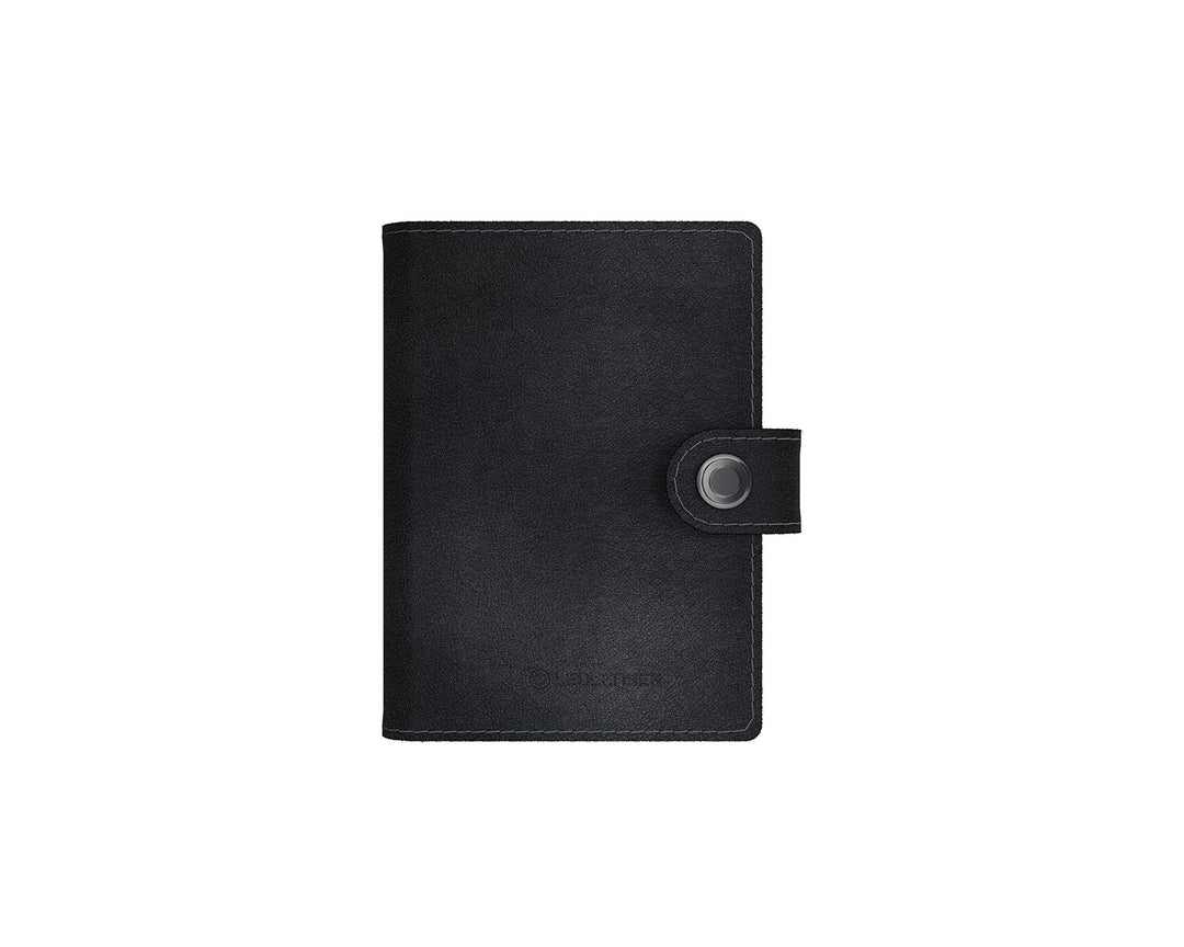 Ledlenser Lite Wallet Portemonnaie, Classic Black, integrierter RFID-Schutz, aufladbares LED-Licht,