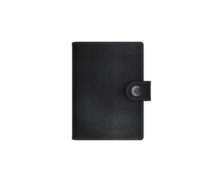 Ledlenser Lite Wallet Portemonnaie, Classic Black, integrierter RFID-Schutz, aufladbares LED-Licht,