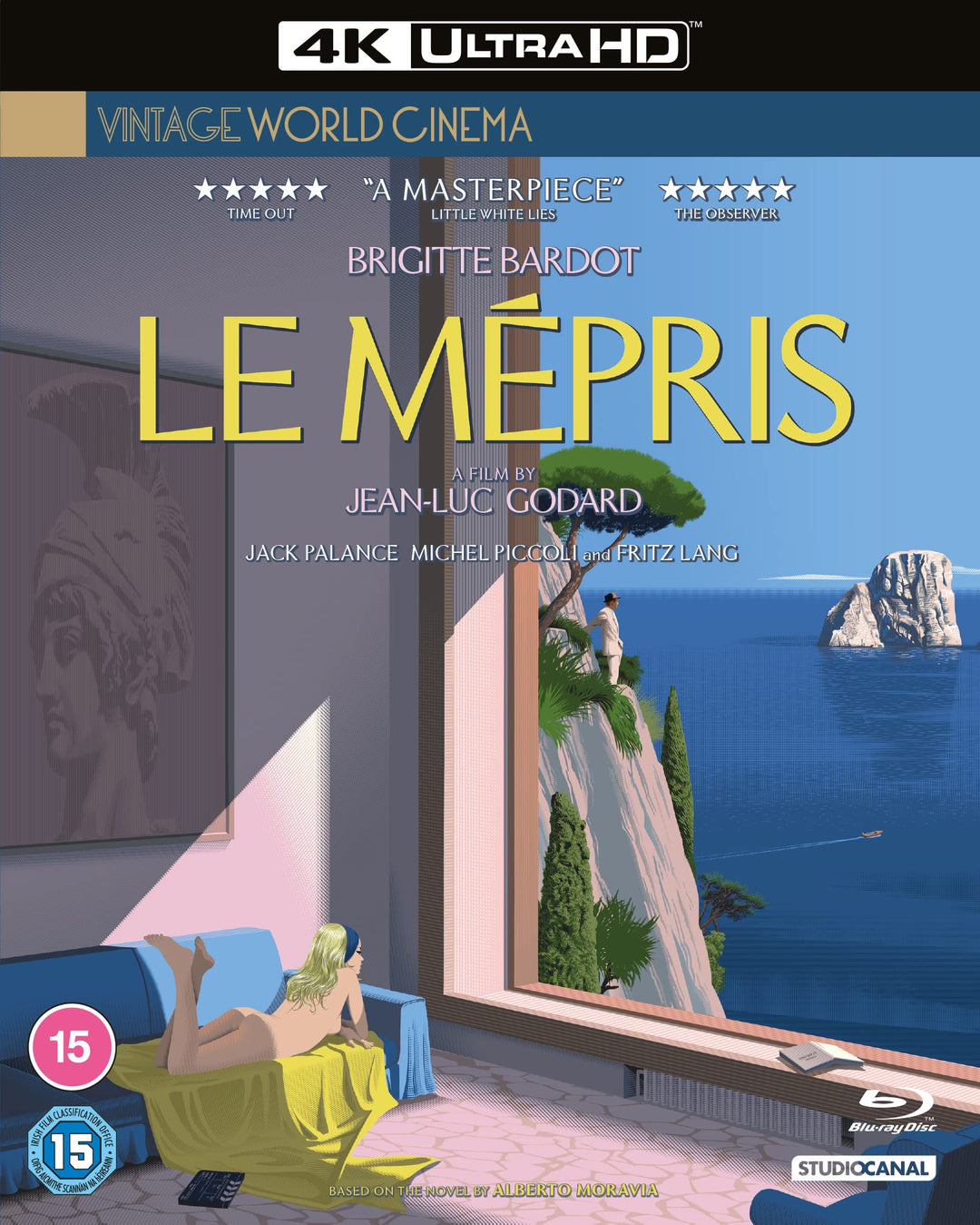 Le Mepris (60th Anniversary) (Vintage World Cinema) [Blu-ray] [Region A & B & C], Blu-ray
