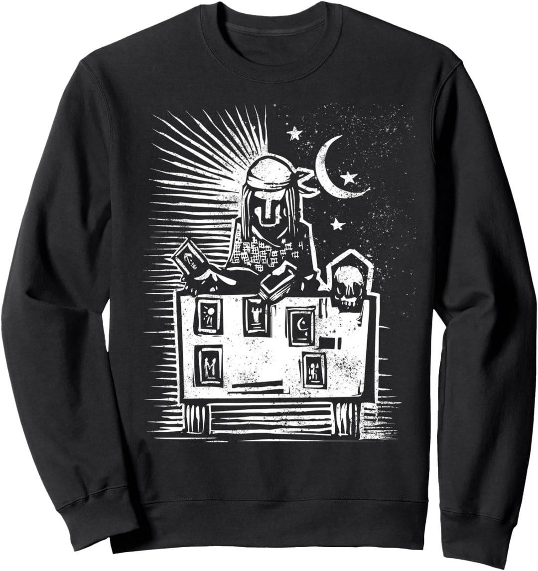 Fortune Teller Tarot Sweatshirt Blackcraft Kleidung Geschenk Sweatshirt