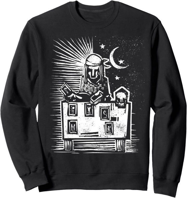 Fortune Teller Tarot Sweatshirt Blackcraft Kleidung Geschenk Sweatshirt