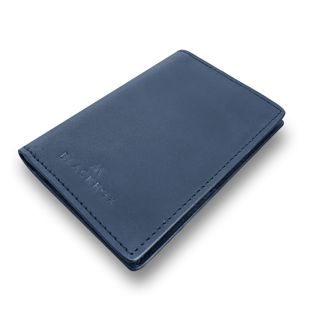 BLACKROX RFID-Blocker Kreditkartenetui aus Echtleder - Mini-Geldbörse für bis zu 12 Karten - Verglei
