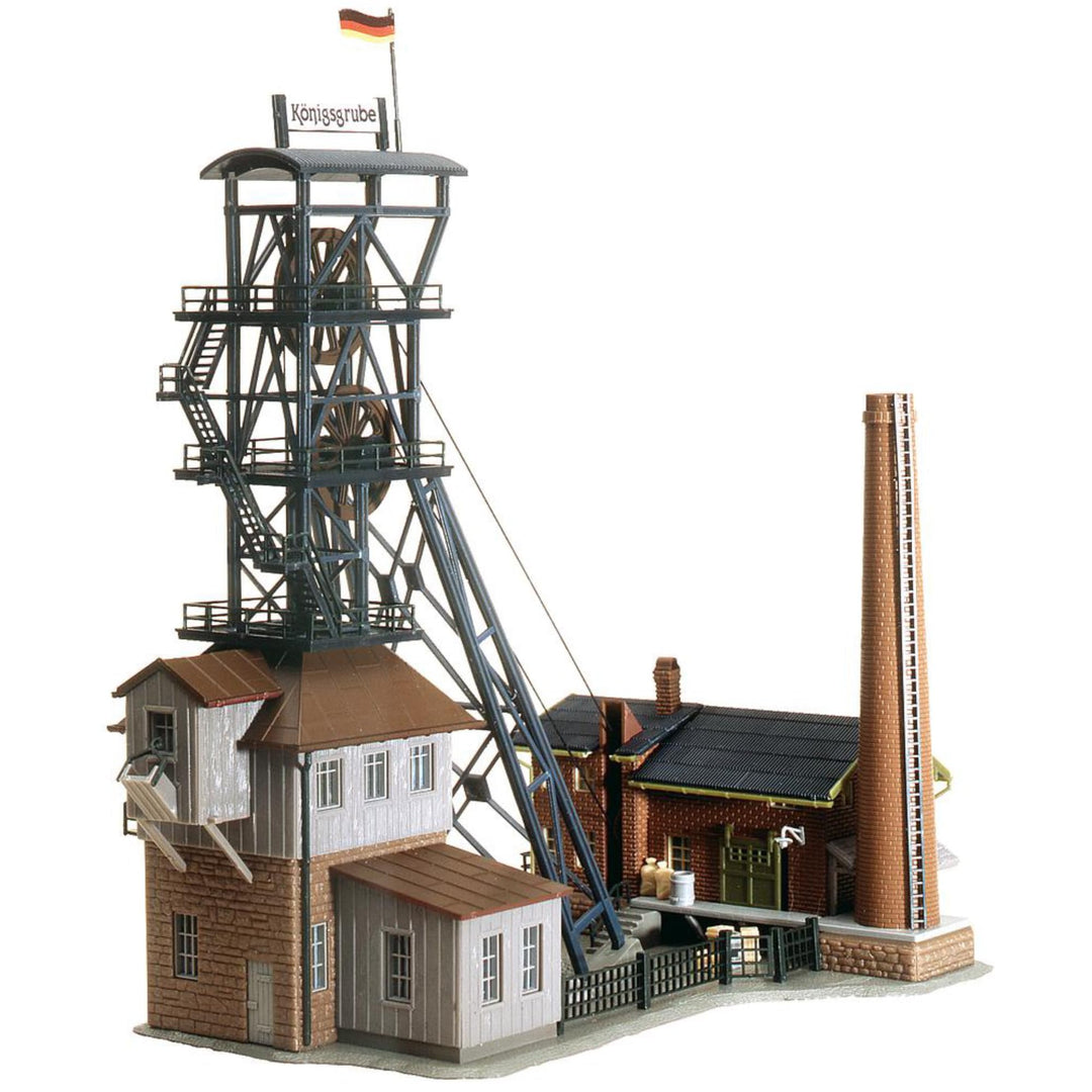 FALLER Förderanlage Königsgrube Modellbausatz mit 209 Einzelteilen 174 x 118 x 184 mm I Modelleisenb