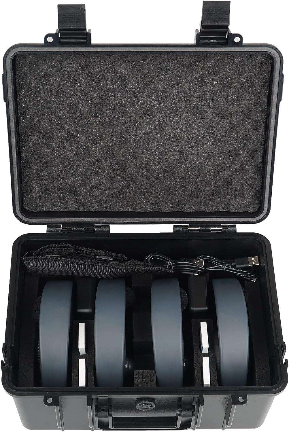 Came-TV 4er-Pack kabelloses Waero-Intercom-Headset, Vollduplex-Intercom-Kommunikationssystem, Entfer