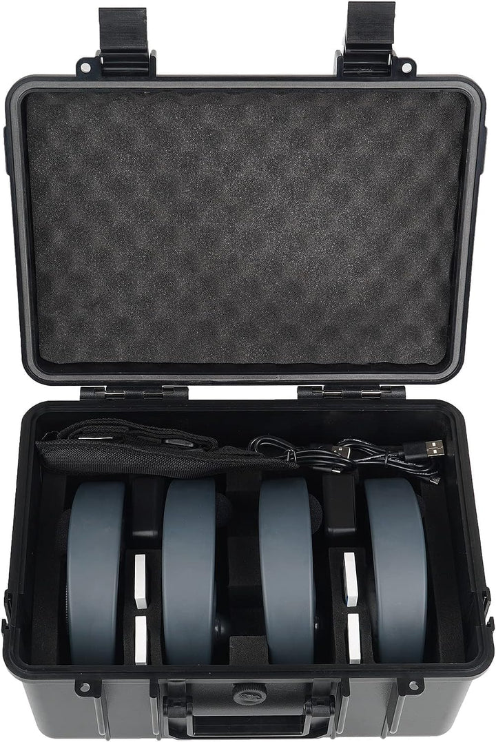 Came-TV 4er-Pack kabelloses Waero-Intercom-Headset, Vollduplex-Intercom-Kommunikationssystem, Entfer